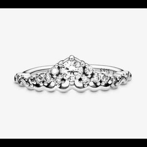 Pandora Fairytale Tiara Wishbone Ring